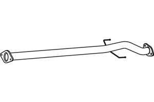 Intermediate pipe in the group  at  Professional Parts Sweden AB (P3923)