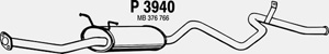 Rear muffler in the group  at  Professional Parts Sweden AB (P3940)
