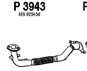 Front pipe in the group  at  Professional Parts Sweden AB (P3943)