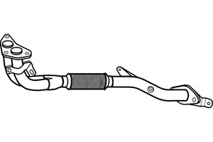 Front pipe in the group  at  Professional Parts Sweden AB (P3951)