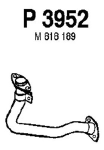 Front pipe in the group  at  Professional Parts Sweden AB (P3952)