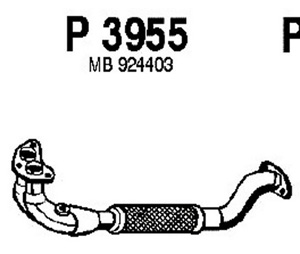 Front pipe in the group  at  Professional Parts Sweden AB (P3955)