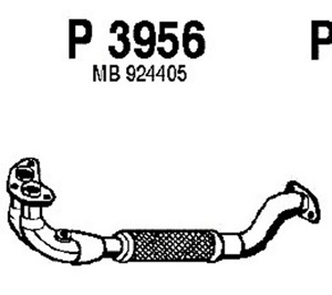 Front pipe in the group  at  Professional Parts Sweden AB (P3956)