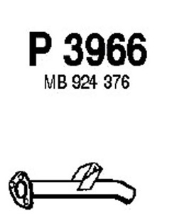 Rear pipe i gruppen Tillflligt dolda artiklar hos  Professional Parts Sweden AB (P3966)