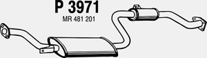 Intermediate muffler in the group  at  Professional Parts Sweden AB (P3971)