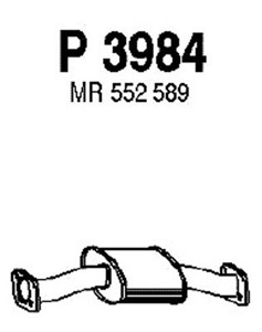 Front muffler in the group  at  Professional Parts Sweden AB (P3984)