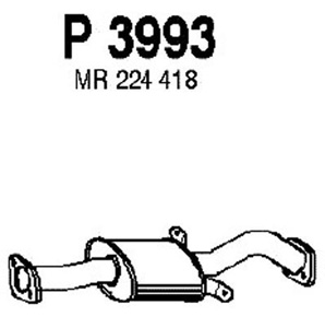 Intermediate muffler in the group  at  Professional Parts Sweden AB (P3993)