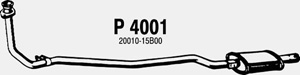 Front muffler in the group  at  Professional Parts Sweden AB (P4001)