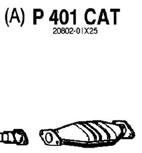 Catalytic converter in the group  at  Professional Parts Sweden AB (P401CAT)