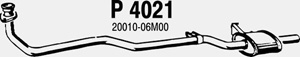 Front muffler in the group  at  Professional Parts Sweden AB (P4021)