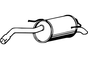 Rear muffler in the group  at  Professional Parts Sweden AB (P4029)