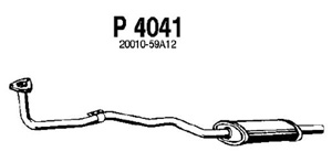 Front muffler in the group  at  Professional Parts Sweden AB (P4041)