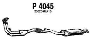 Front muffler in the group  at  Professional Parts Sweden AB (P4045)