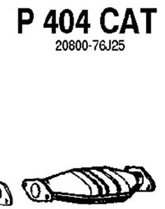 Catalytic converter in the group  at  Professional Parts Sweden AB (P404CAT)