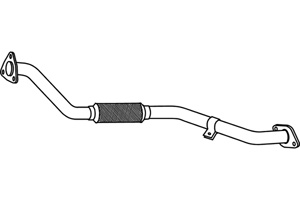 Front pipe i gruppen Tillflligt dolda artiklar hos  Professional Parts Sweden AB (P4057)