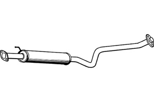 Intermediate muffler in the group  at  Professional Parts Sweden AB (P4062)