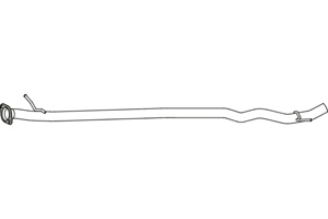 Intermediate muffler in the group  at  Professional Parts Sweden AB (P4063)