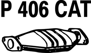 Catalytic converter in the group  at  Professional Parts Sweden AB (P406CAT)