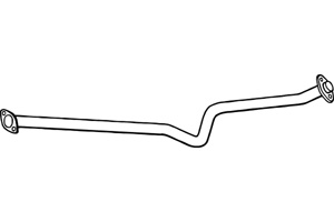 Intermediate pipe in the group  at  Professional Parts Sweden AB (P4076)