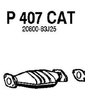 Catalytic converter i gruppen Tillflligt dolda artiklar hos  Professional Parts Sweden AB (P407CAT)