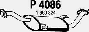 Intermediate muffler in the group  at  Professional Parts Sweden AB (P4086)