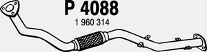 Front pipe in the group  at  Professional Parts Sweden AB (P4088)