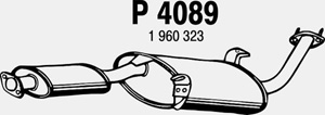 Intermediate muffler i gruppen Tillflligt dolda artiklar hos  Professional Parts Sweden AB (P4089)