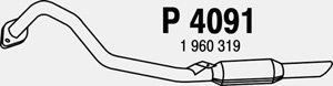 Rear muffler in the group  at  Professional Parts Sweden AB (P4091)