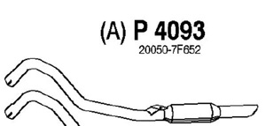 Rear muffler in the group  at  Professional Parts Sweden AB (P4093)