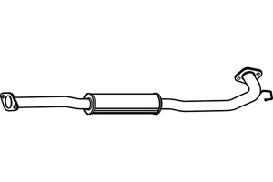 Intermediate muffler i gruppen Tillflligt dolda artiklar hos  Professional Parts Sweden AB (P4097)