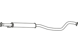 Intermediate muffler in the group  at  Professional Parts Sweden AB (P41001)