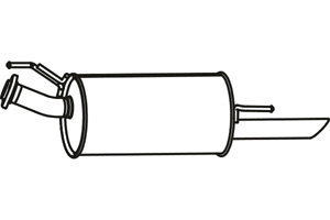 Rear muffler in the group  at  Professional Parts Sweden AB (P41002)