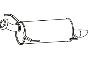 Rear muffler in the group  at  Professional Parts Sweden AB (P41004)