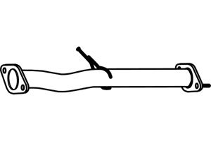 Intermediate pipe in the group  at  Professional Parts Sweden AB (P4101)