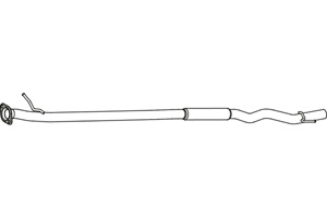 Intermediate muffler in the group  at  Professional Parts Sweden AB (P41017)