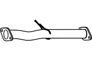 Intermediate pipe in the group  at  Professional Parts Sweden AB (P4103)