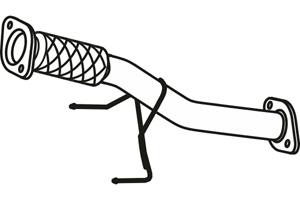 Front pipe in the group Exhaust parts / Exhaust muffler & kits at  Professional Parts Sweden AB (P41052)