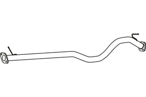 Intermediate pipe in the group  at  Professional Parts Sweden AB (P41059)