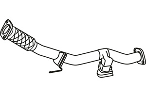 Front pipe in the group Exhaust parts / Exhaust muffler & kits at  Professional Parts Sweden AB (P41073)