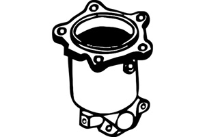 Catalytic converter in the group  at  Professional Parts Sweden AB (P410CAT)