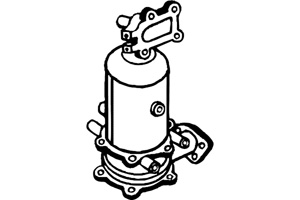 Catalytic converter i gruppen Tillflligt dolda artiklar hos  Professional Parts Sweden AB (P411DCAT)