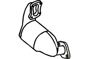 Catalytic converter i gruppen Tillflligt dolda artiklar hos  Professional Parts Sweden AB (P412DCAT)