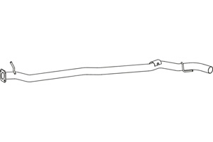 Intermediate pipe in the group  at  Professional Parts Sweden AB (P4135)