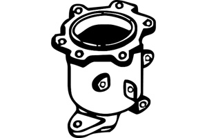 Catalytic converter i gruppen Tillflligt dolda artiklar hos  Professional Parts Sweden AB (P413CAT)