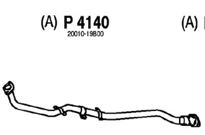 Front pipe in the group  at  Professional Parts Sweden AB (P4140)