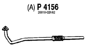 Front pipe in the group  at  Professional Parts Sweden AB (P4156)