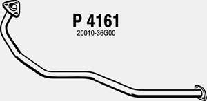 Front pipe in the group  at  Professional Parts Sweden AB (P4161)