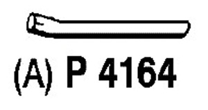 Rear pipe in the group  at  Professional Parts Sweden AB (P4164)