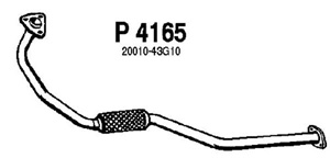 Front pipe in the group  at  Professional Parts Sweden AB (P4165)