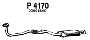 Front muffler in the group  at  Professional Parts Sweden AB (P4170)